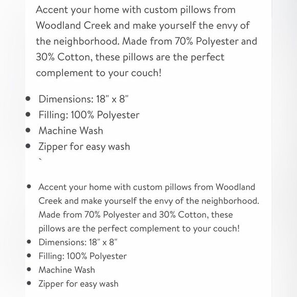 NEW … WOODLAND CREEK “Gone Fishing” Tapestry Pillow - Picture 5 of 5